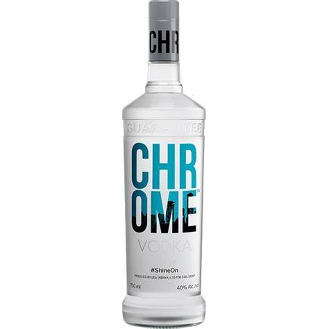 CHROME VODKA 750ML
