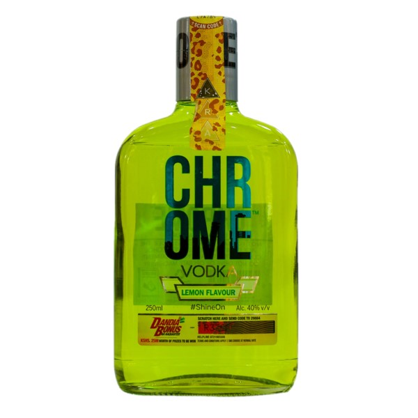CHROME VODKA LEMON 250ML
